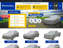 Tablet Screenshot of carcoverstore.com
